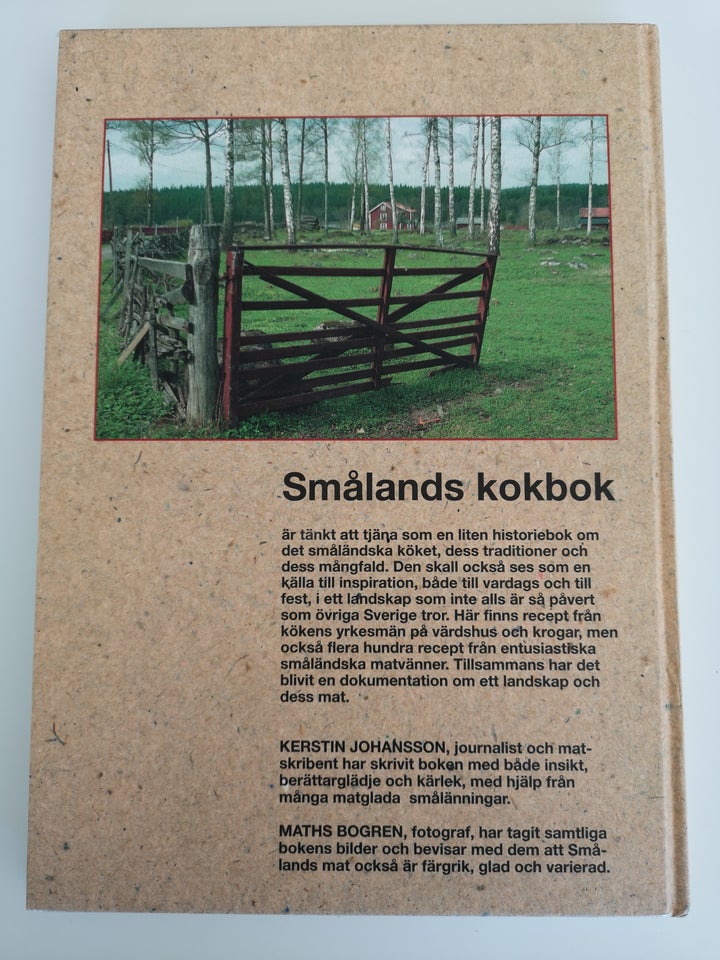 Smålands kokbok, emne: mad og vin