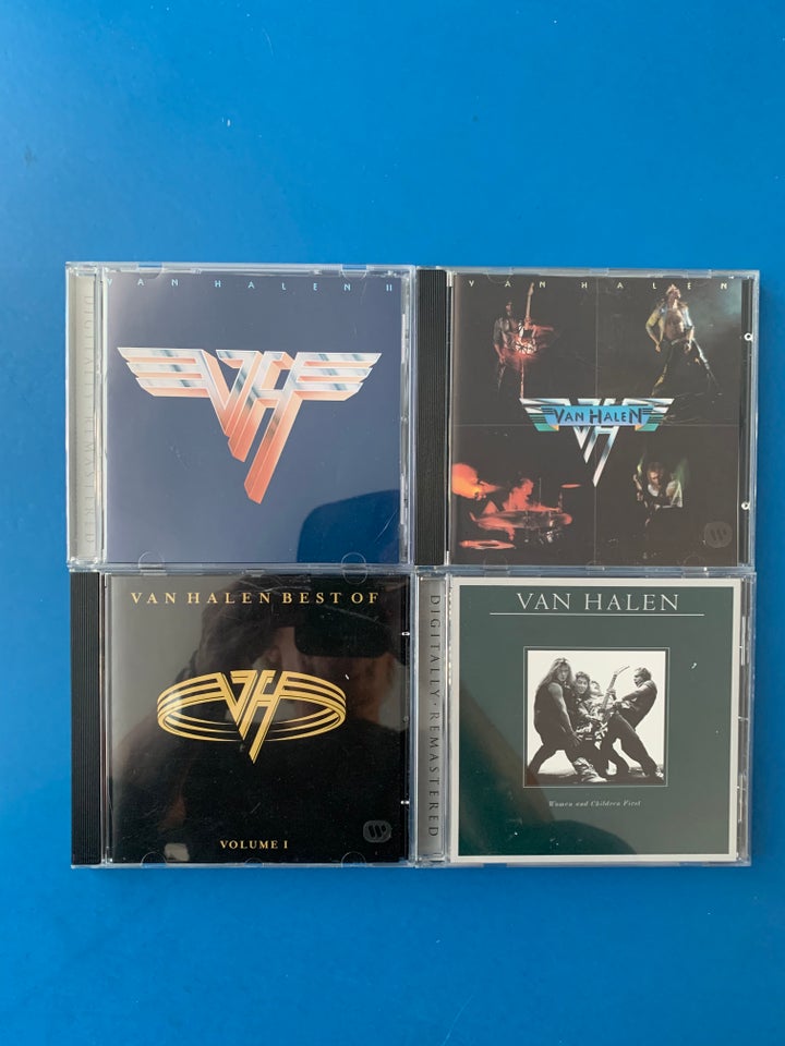 VAN HALEN: 4 CD ALBUMS, heavy