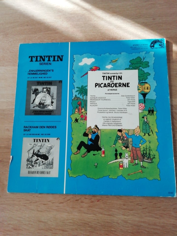 LP, TINTIN, OG PICAROERNE