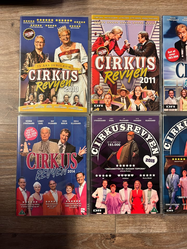 Cirkus revyen, DVD, komedie