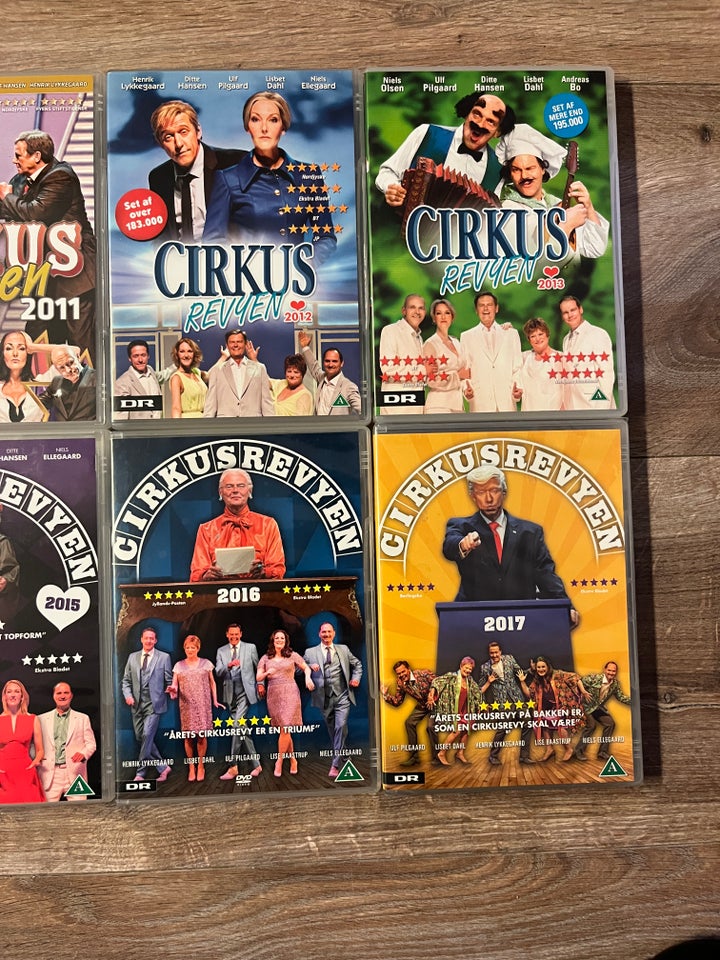 Cirkus revyen, DVD, komedie