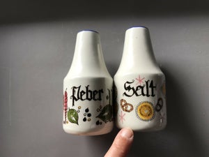 Porcelæn Salt og Peber Knabstrup