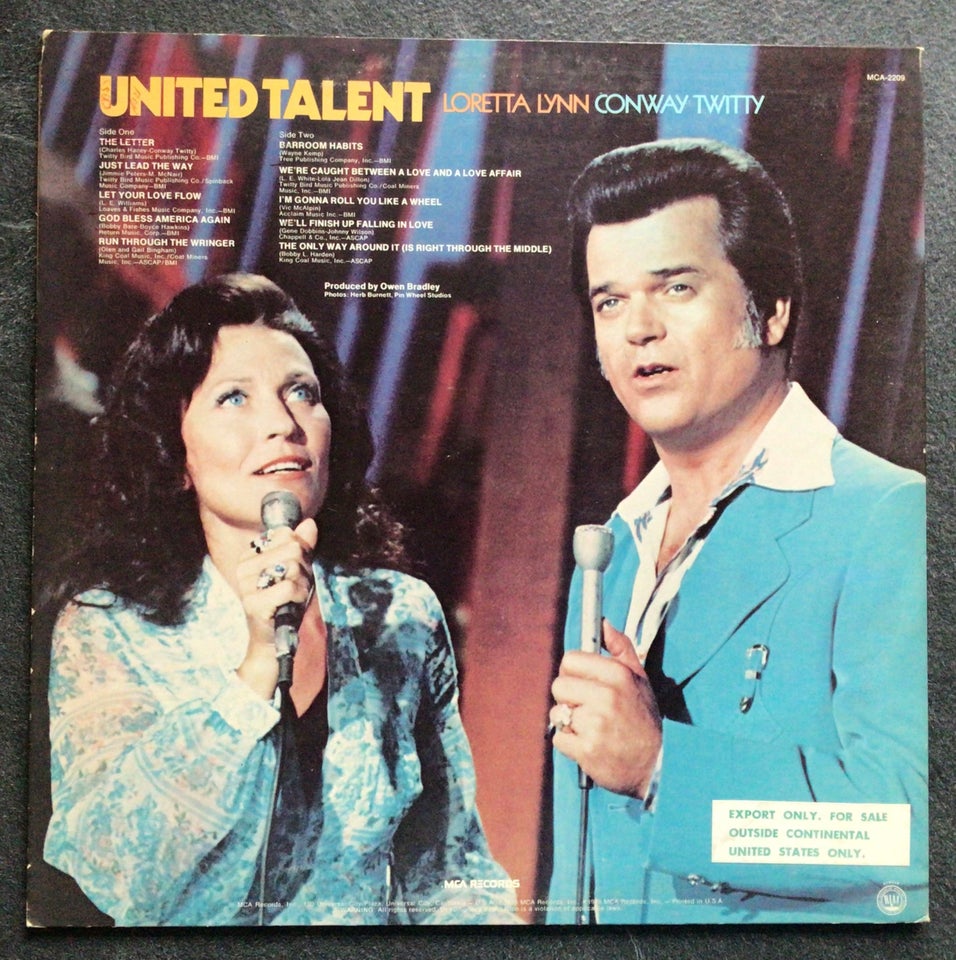 LP, Conway Twitty, United talent