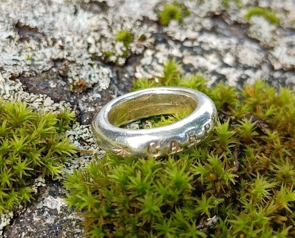 Fingerring, forgyldt, Jane Kønig