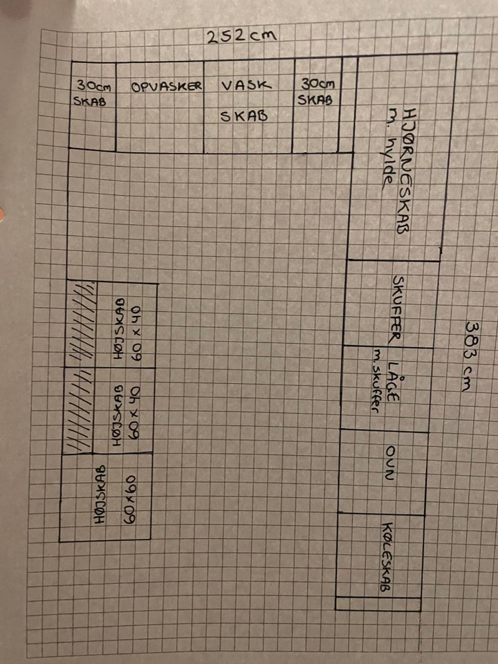 Køkken, komplet, HTH