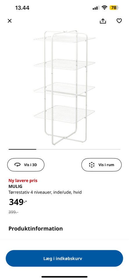 Tøjstativ, Ikea