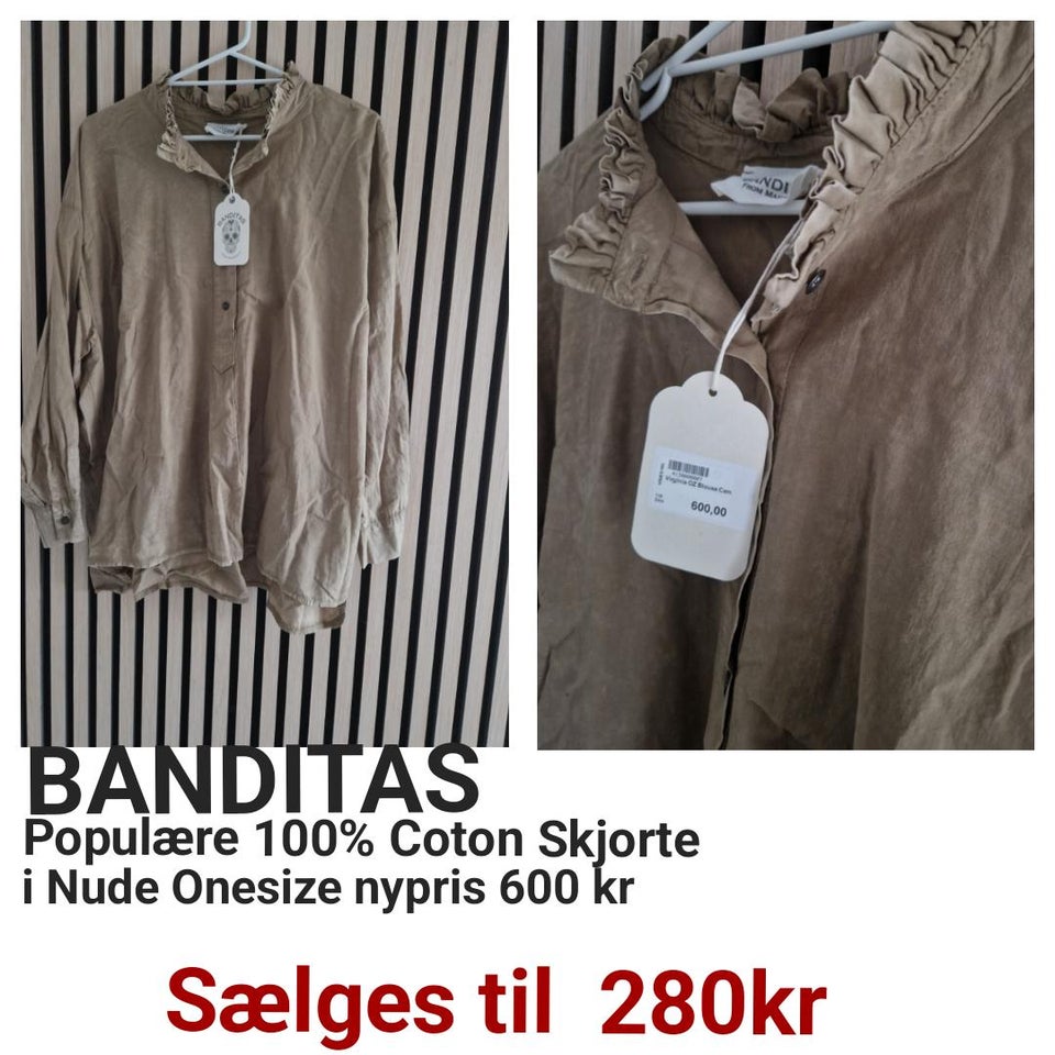 Skjorte, BANDITAS, str. One size