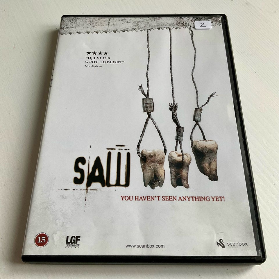 Saw 3, DVD, gyser