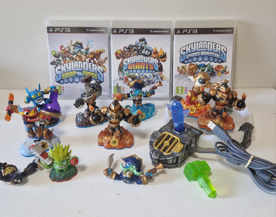 Skylanders figurer og spil PS3