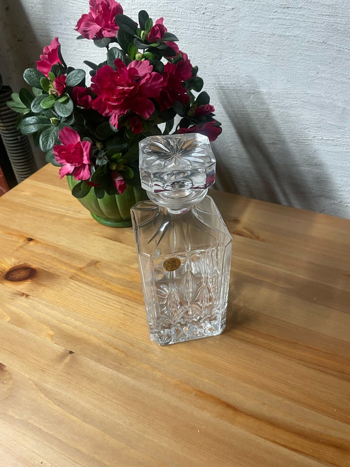 Glas Whisky karaffel krystal