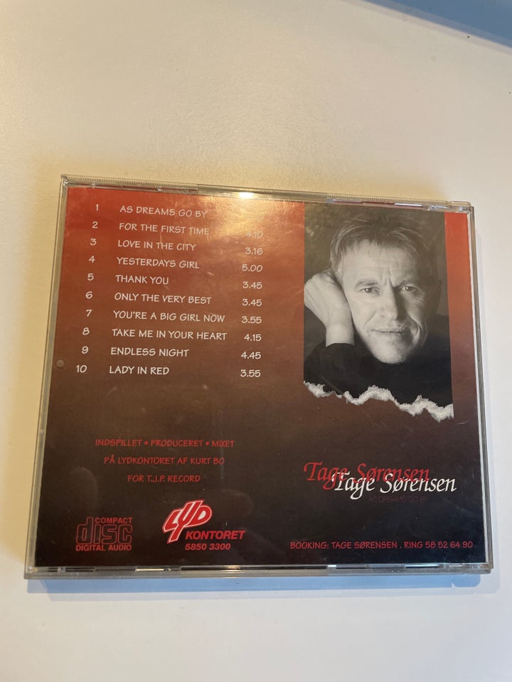 Tage Sørensen: CD : As Dreams Go By,