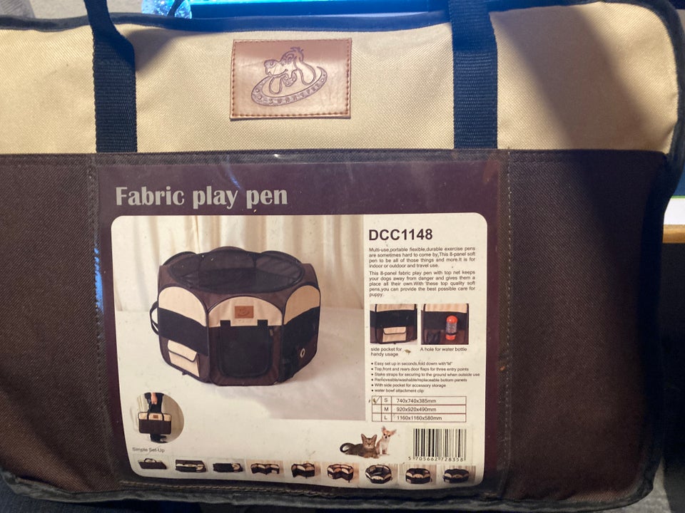 Hundegård, fabric play pen DCC1148