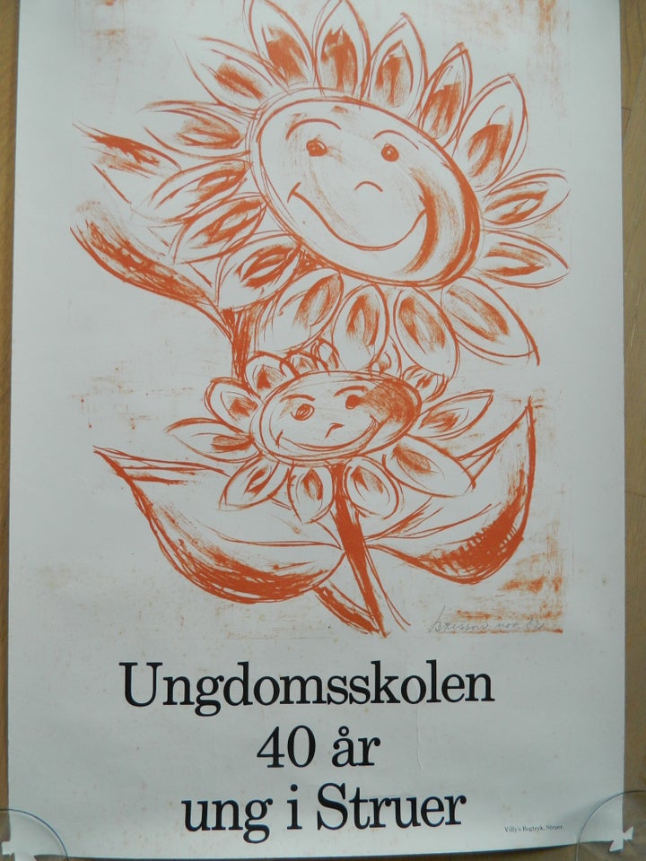 Plakat, motiv: Ungdomsskolen