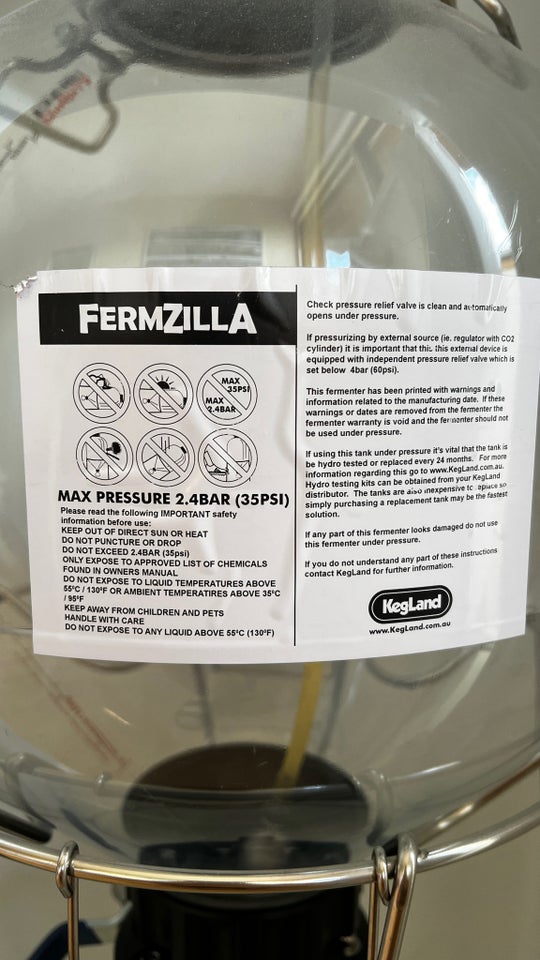 Feemzilla 27 liter  Kegland