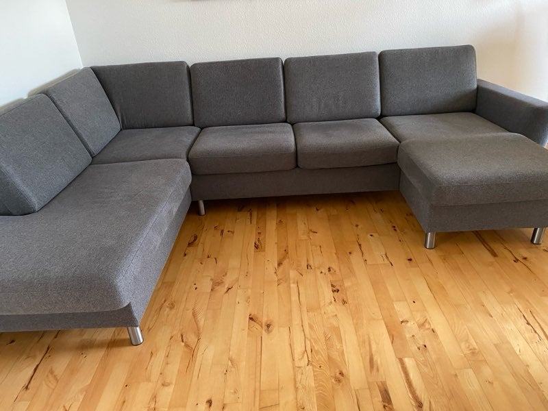 Hjørnesofa, uld, 4 pers.