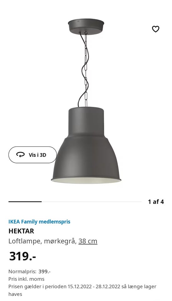 Anden loftslampe