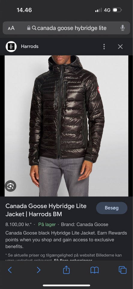 Jakke, str. XL, Canada goose