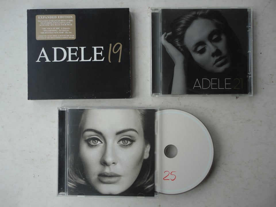 ADELE : 19 , 21 , 25