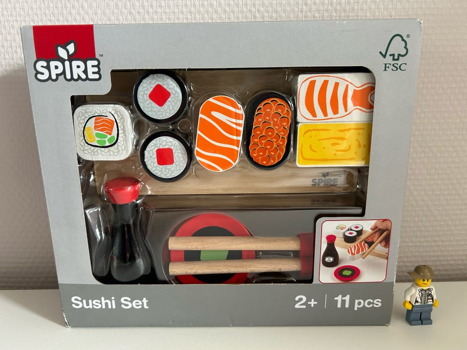 Køkken Sushi sæt Legemad i træ