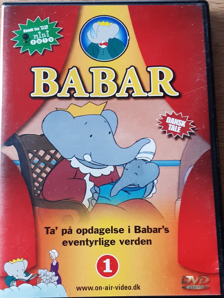 Babar, DVD, tegnefilm