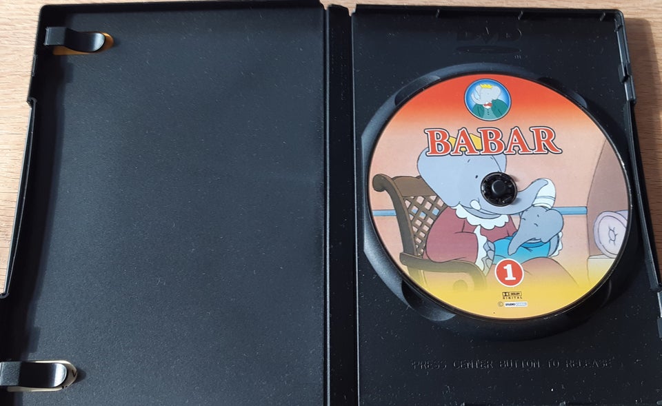 Babar, DVD, tegnefilm