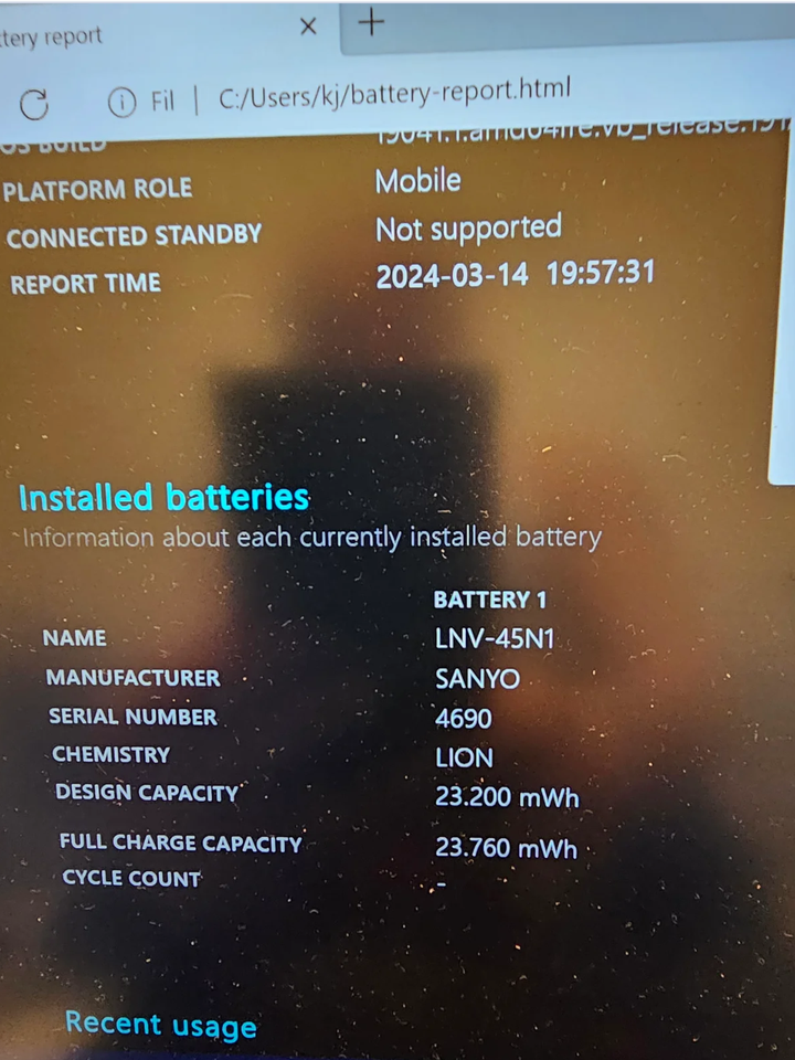 Batteri, Lenovo