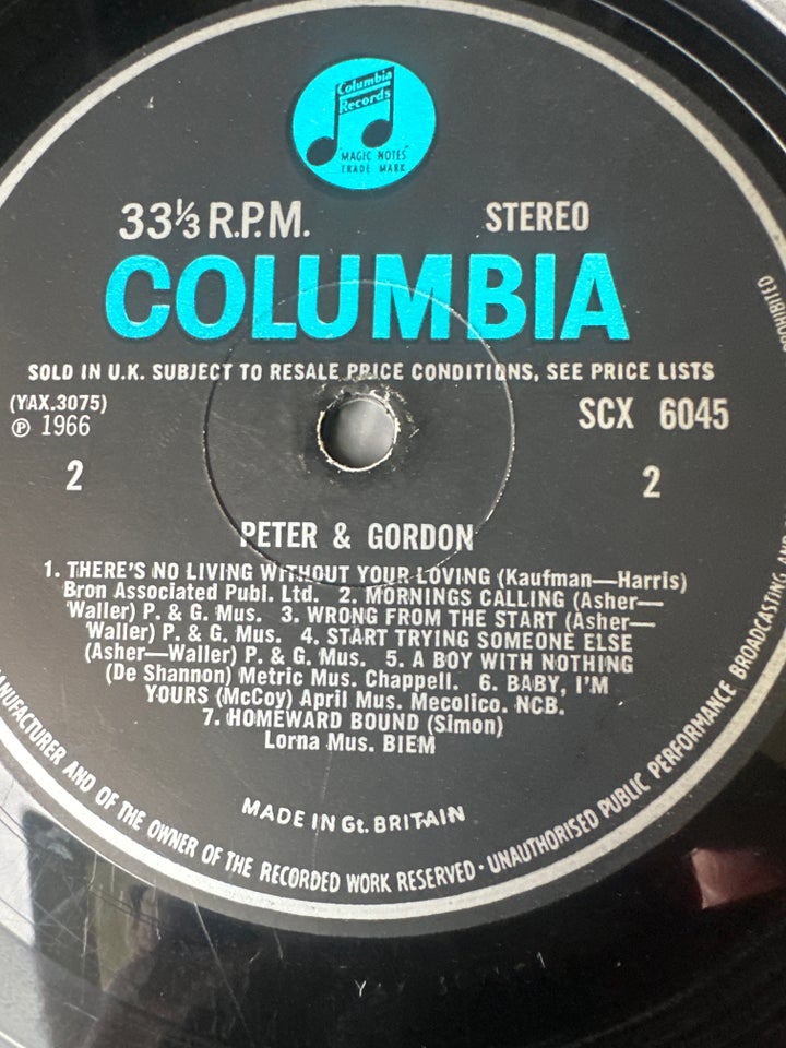 LP, Peter  Gordon