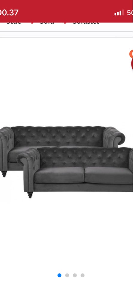 Sofa velour