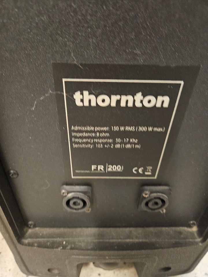 Thornton højtaler og mixer,