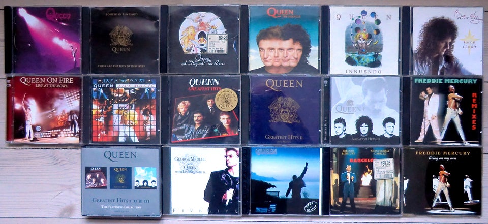 QUEEN: QUEEN – CD SAMLING, rock