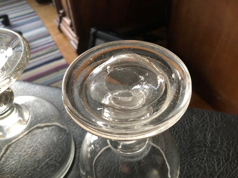 Hvede ølglas, glas, 150 år gl.