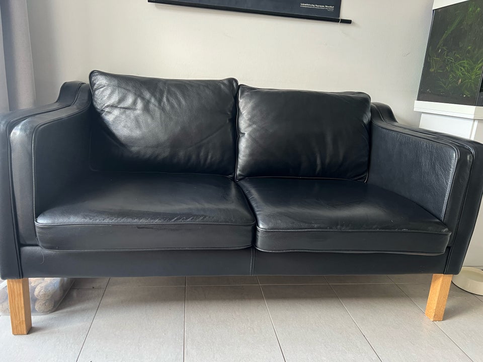 Sofa læder 2 pers