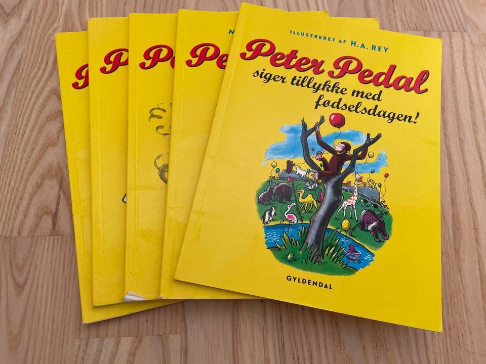 5 Peter Pedal bøger, Margret og HA