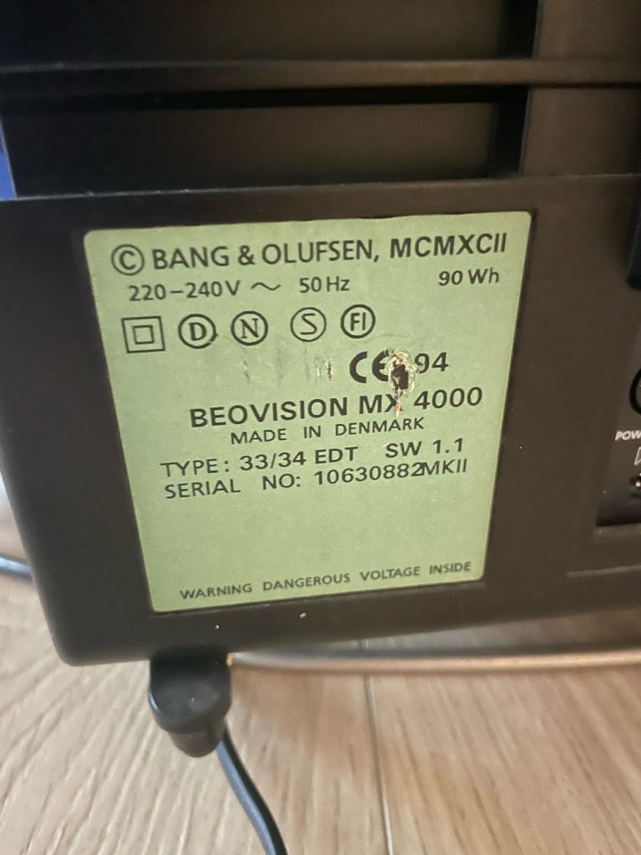 Bang  Olufsen, Mx4000, Defekt