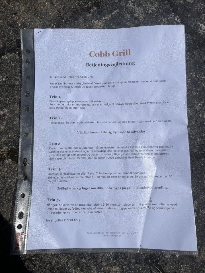 Bordgrill Cobb