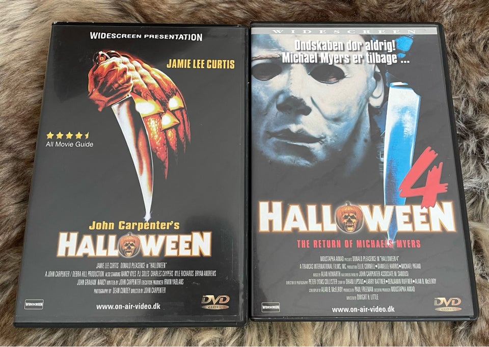 Halloween og Halloween 4, DVD,