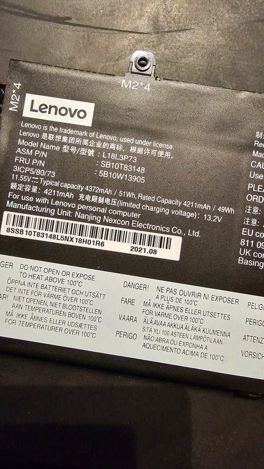 Batteri, Lenovo ThinkPad T14,