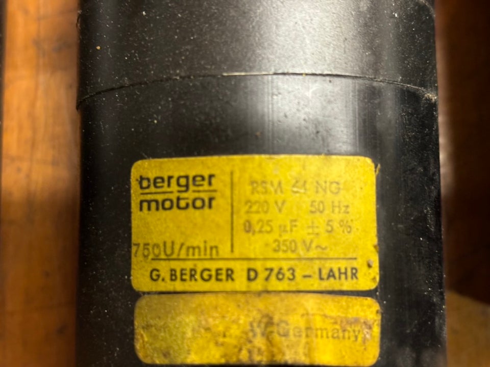 Elmotor Berger