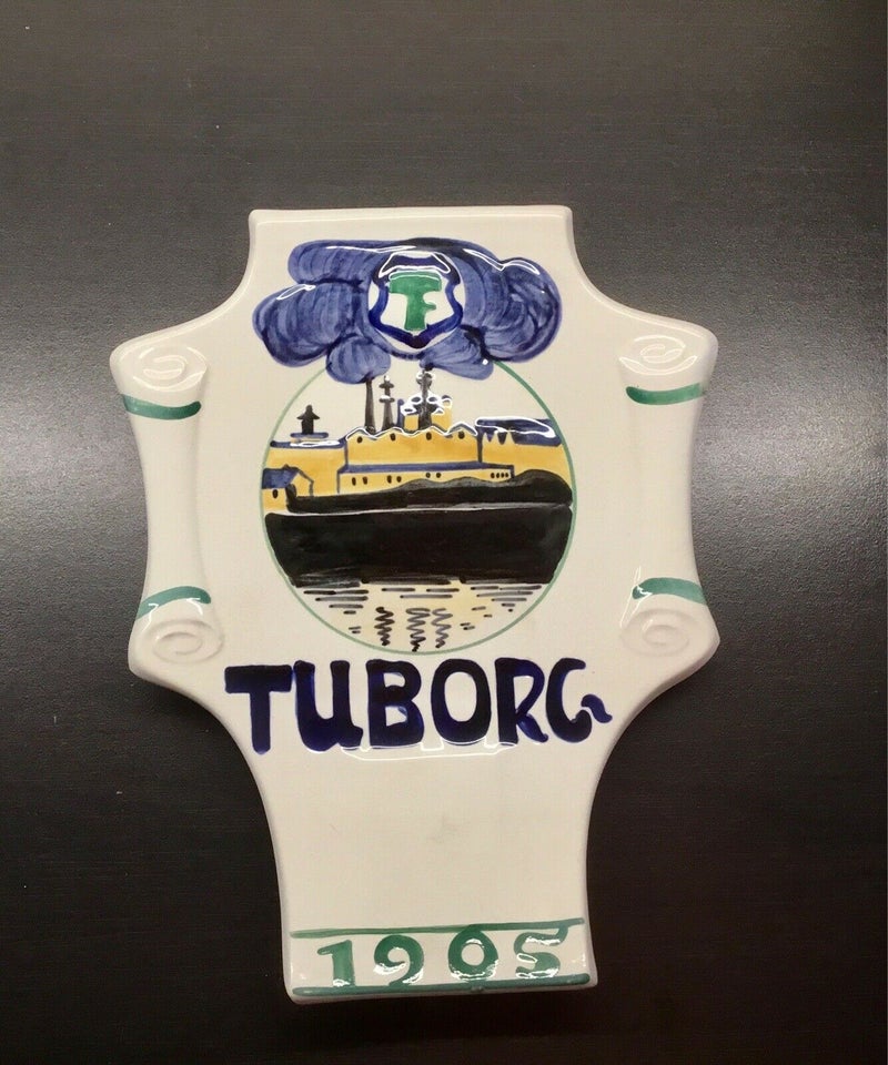 Tuborg platte Aluminia 1905