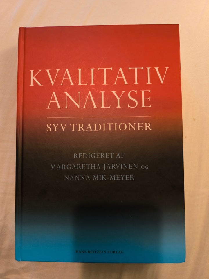 Kvalitativ analyse - syv