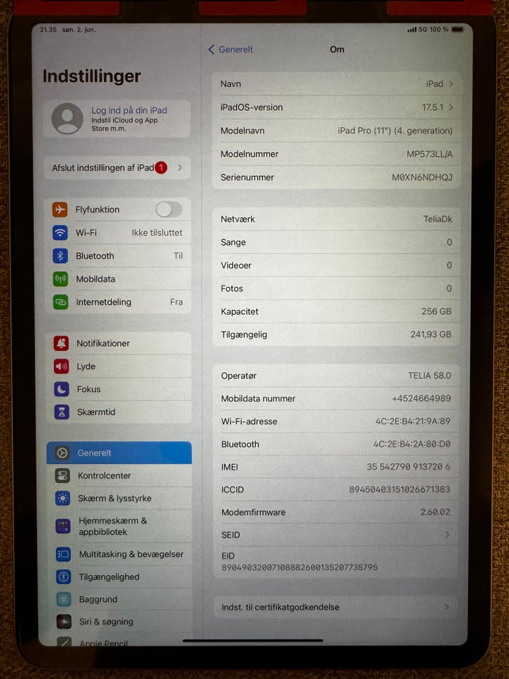 iPad Pro 256 GB Perfekt