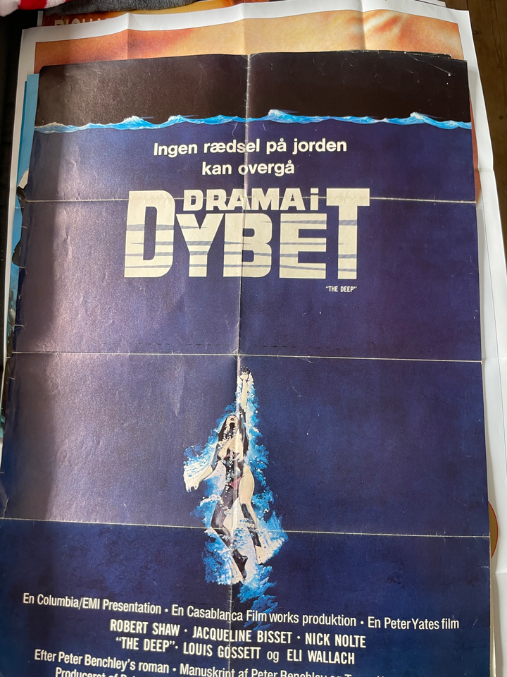 Filmplakat, motiv: Drama i dybet