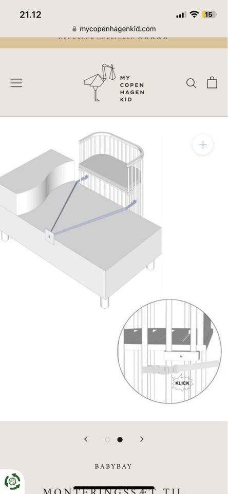 Babyseng Bedside crib