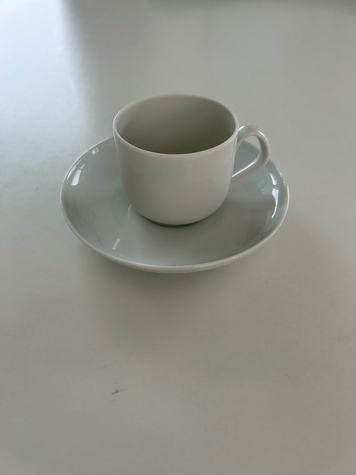 Porcelæn Kaffekop med underkop