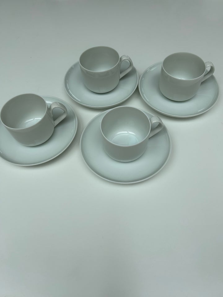 Porcelæn Kaffekop med underkop