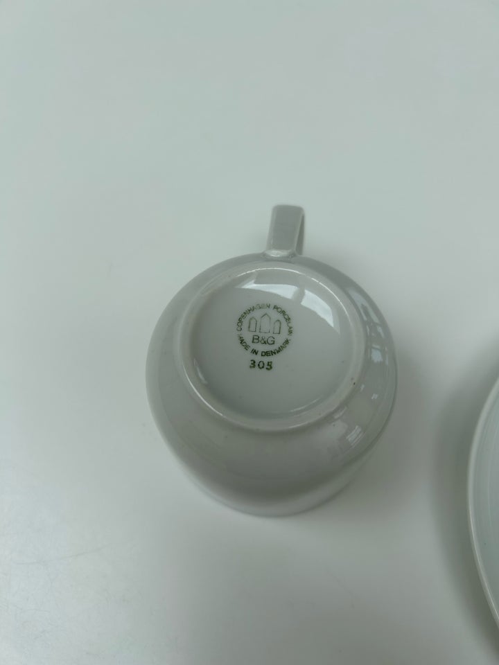 Porcelæn Kaffekop med underkop