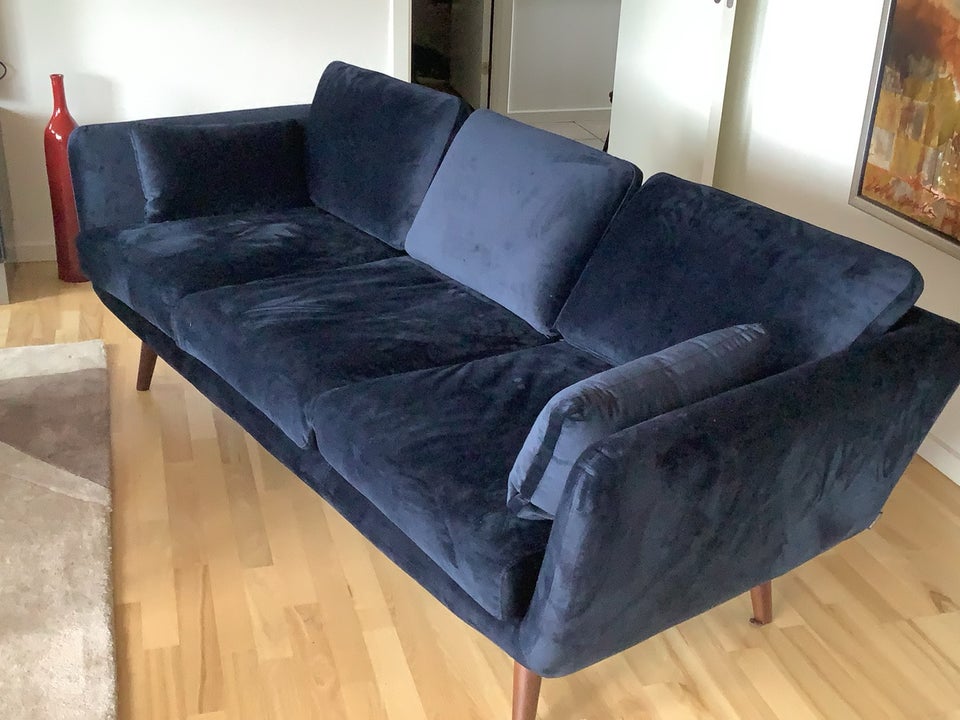 Sofa velour 3 pers