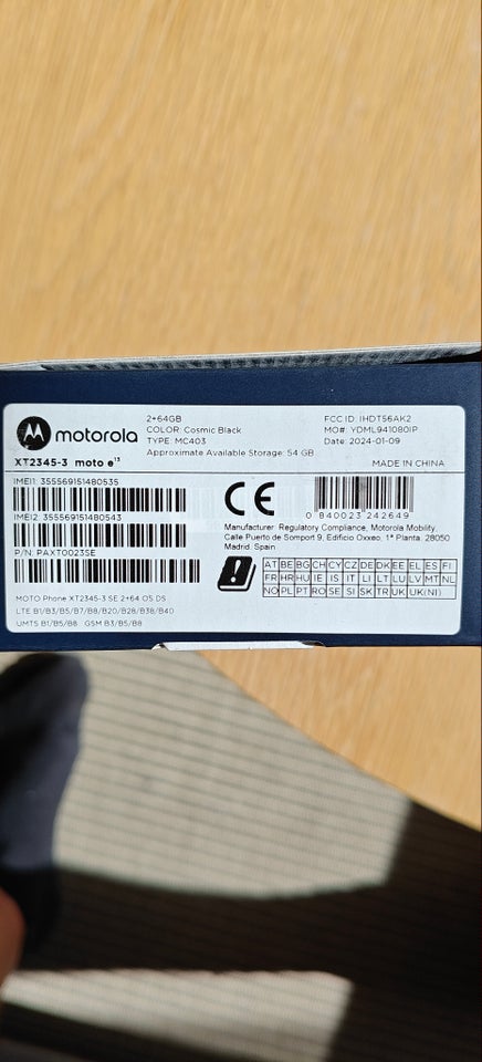 Motorola Moto e 12, Perfekt