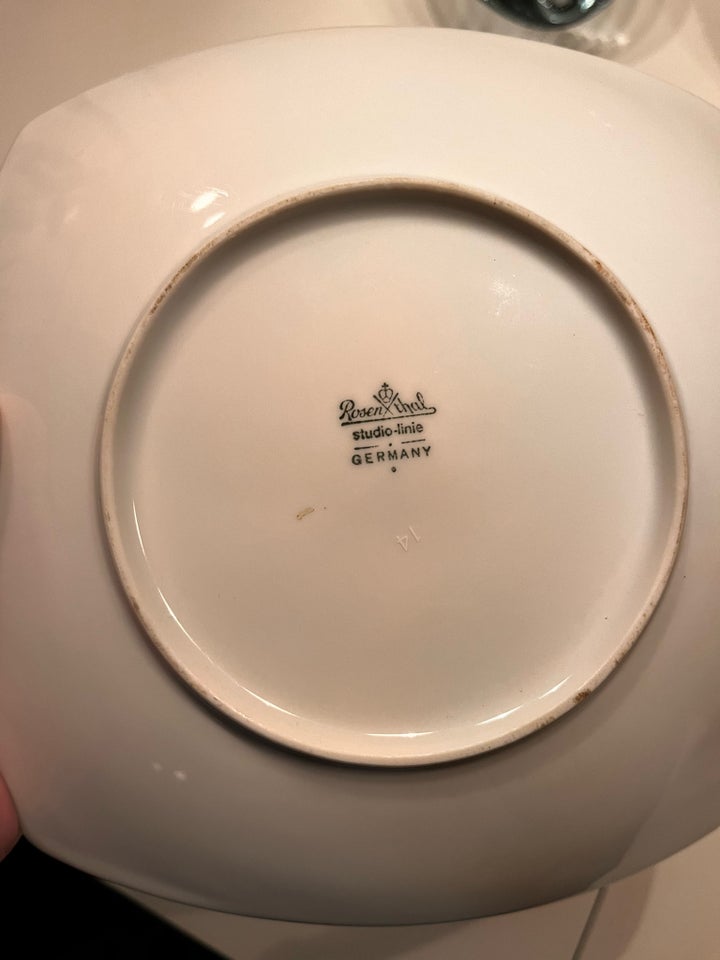 Porcelæn Fad tallerken