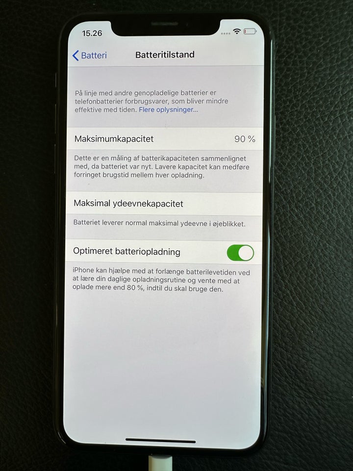 iPhone X, 256 GB, grå